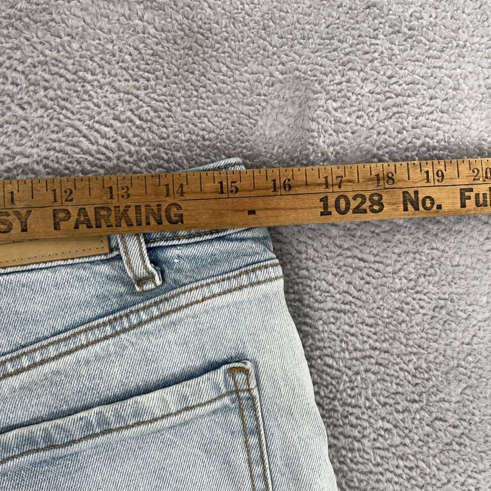 Baggy Pink Victorias Secret Wide Leg Jeans 12 Light Wash Blue Womens Denim - Picture 11 of 13